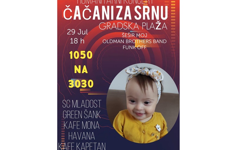  Чачани за Срну на Градској плажи у четвртак 26. јула