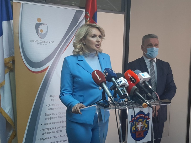 Кисић Тепавчевић: Град Чачак препознао значај улагања у систем социјалне заштите